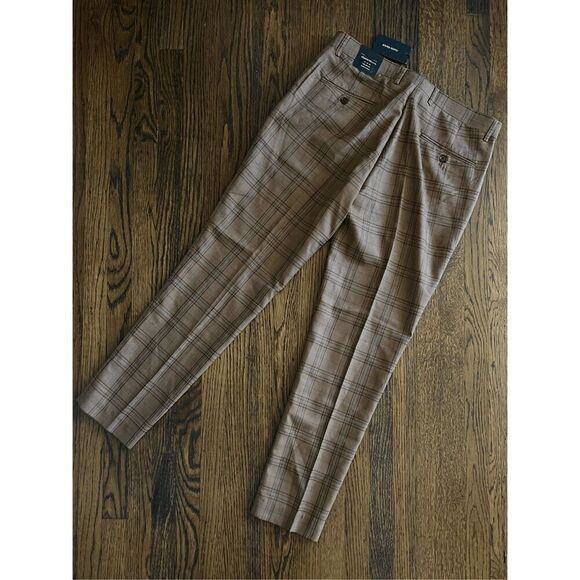 NEW Gianni Feraud Men’s 32x32 Skinny Cropped Suit Pants - Picture 5 of 8